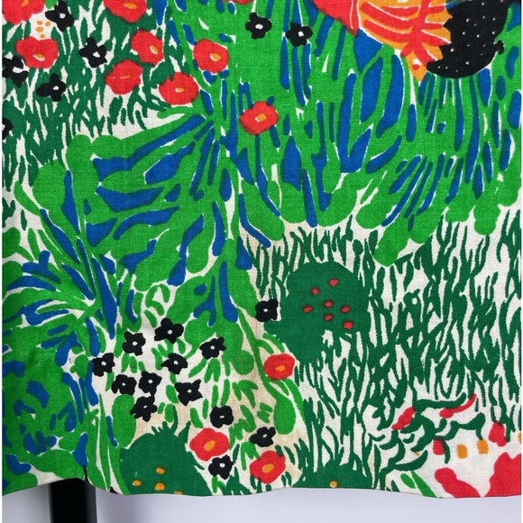 Vintage David Smith Farming Harvesting All Over Print Art to Wear Wrap Skirt - Picture 7 of 8